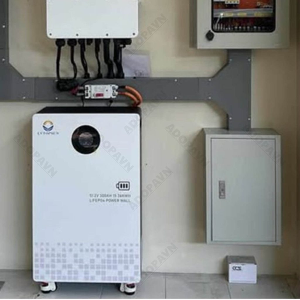 Lắp đặt Pin Lưu Trữ LVTOPSUN 5,12 kWh