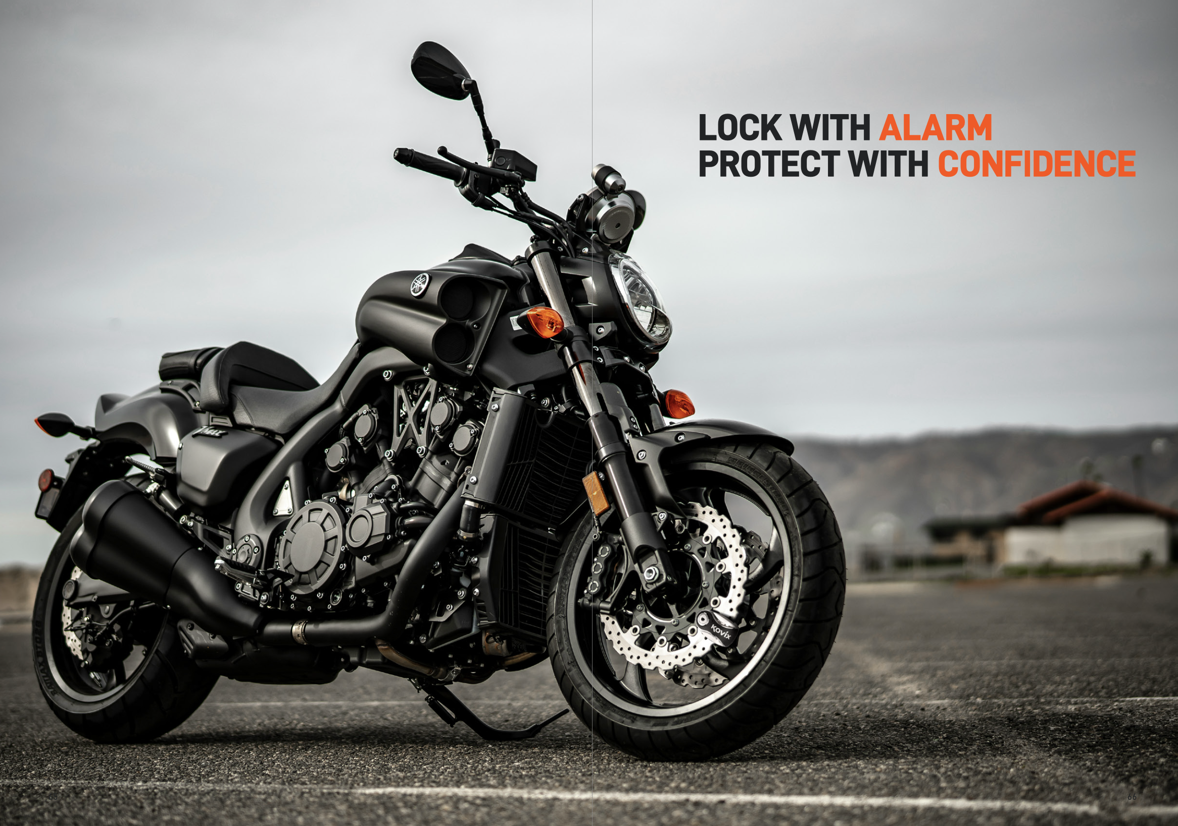 Bảo vệ xe bằng khoá Kovix