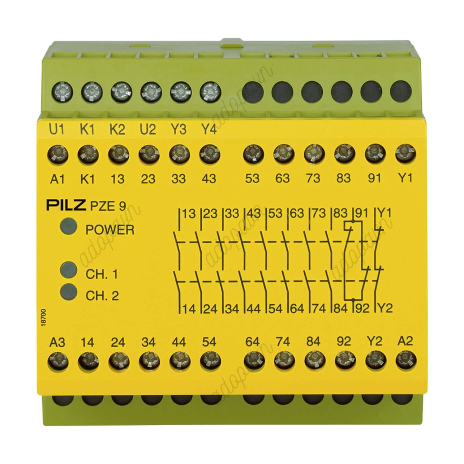 Bộ mở rộng tiếp điểm an toàn Pilz PZE 9 mã 774150 chính hãng tại ADOPAVN