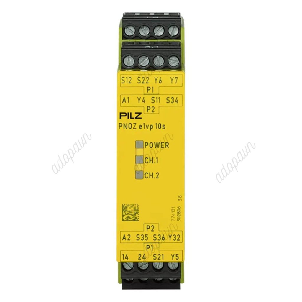 Rơ-le an toàn điện tử bán dẫn Pilz PNOZ e1vp 10s mã 774131 chính hãng tại ADOPAVN