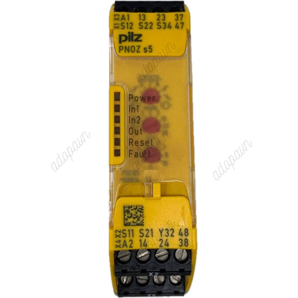 Rơ-le an toàn tích hợp thời gian trễ Pilz PNOZ s5 mã 750105 chính hãng tại ADOPAVN