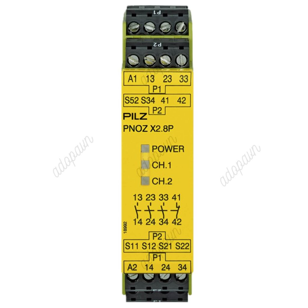 Rơ-le an toàn tích hợp thời gian trễ Pilz PNOZ s5 mã 777301 chính hãng tại ADOPAVN