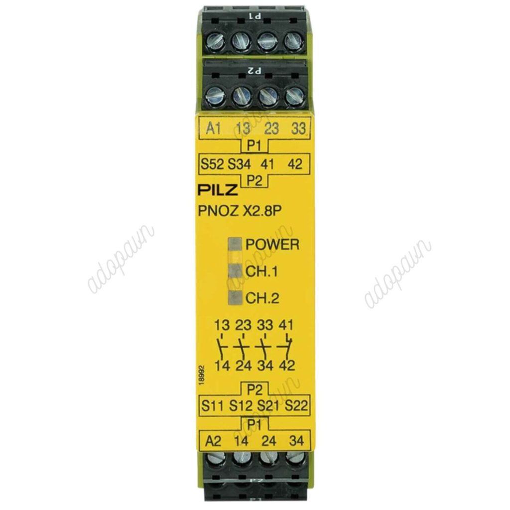 Rơ-le an toàn tích hợp thời gian trễ Pilz PNOZ s5 mã 777302 chính hãng tại ADOPAVN
