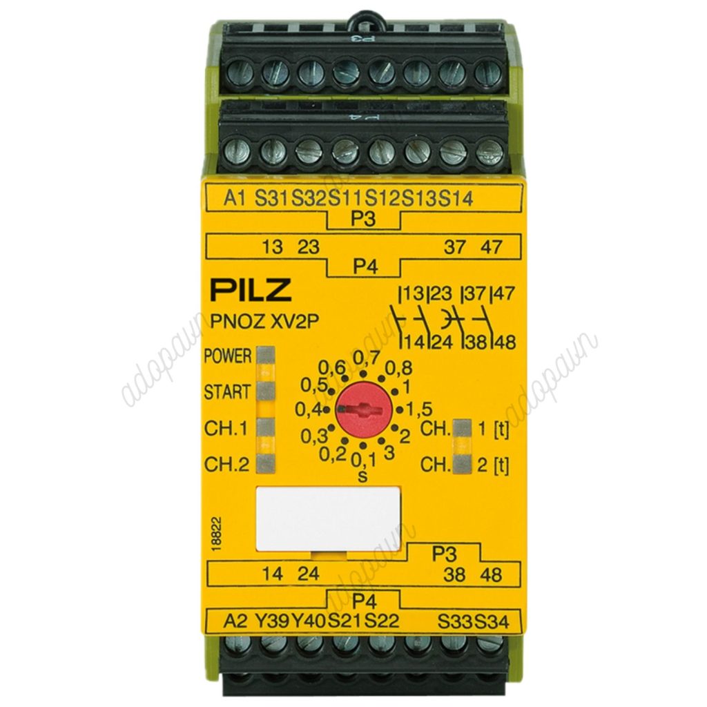 Rơ-le an toàn tích hợp thời gian trễ Pilz PNOZ XV2P mã 777502 chính hãng tại ADOPAVN